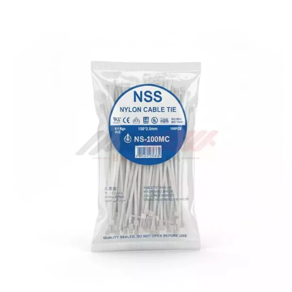 بست کمربندی nss سایز 150.2.5سفید